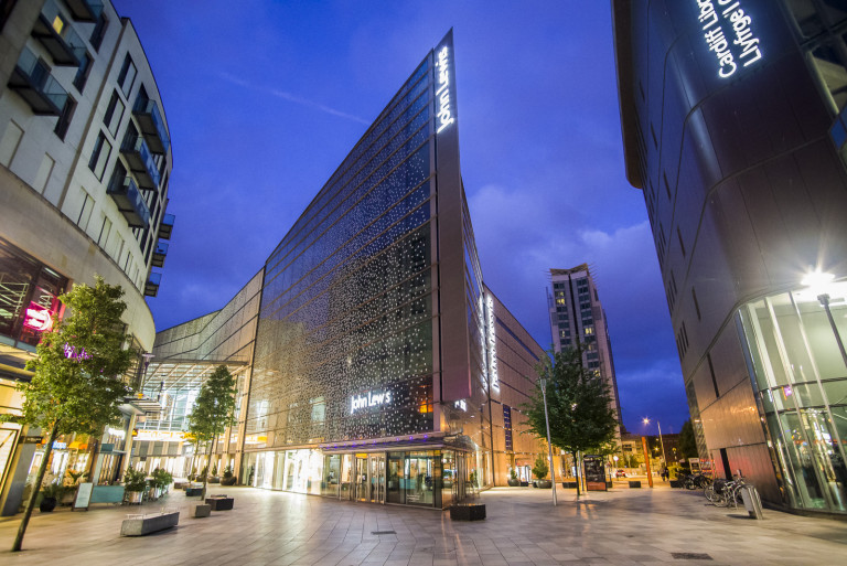 Cardiff City Centre, Night - Bill Ward Photography