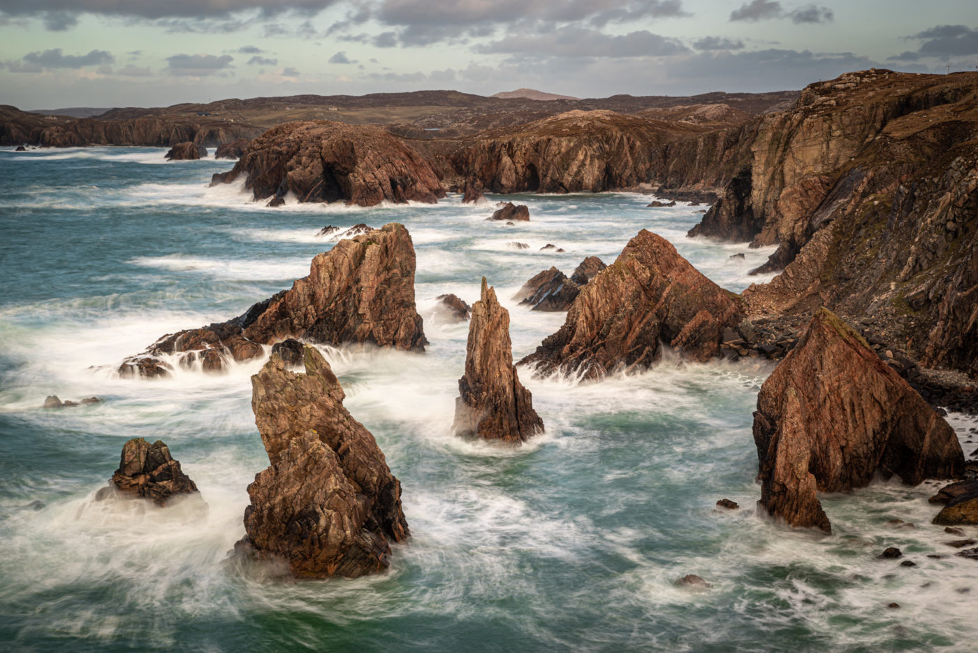 Mangersta Sea Stacks. - Bill Ward Photography