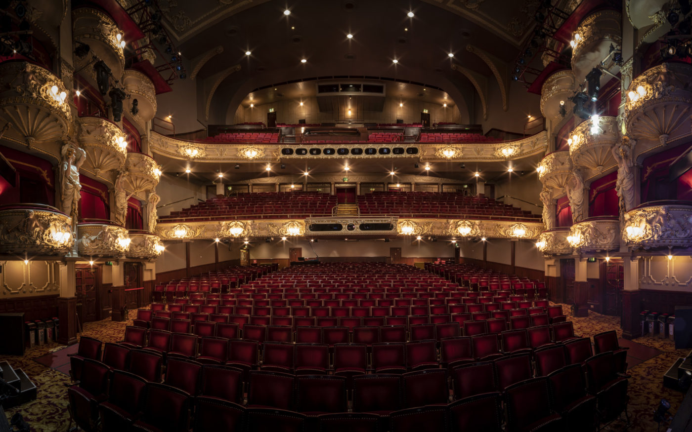 Auditorium, Kings Theatre, Edinburgh. - Bill Ward Photography